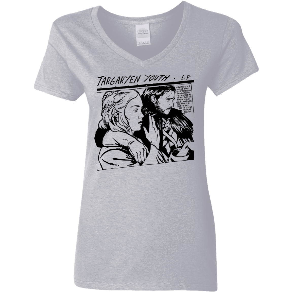T-Shirts Sport Grey / S Targaryen Youth Women's V-Neck T-Shirt