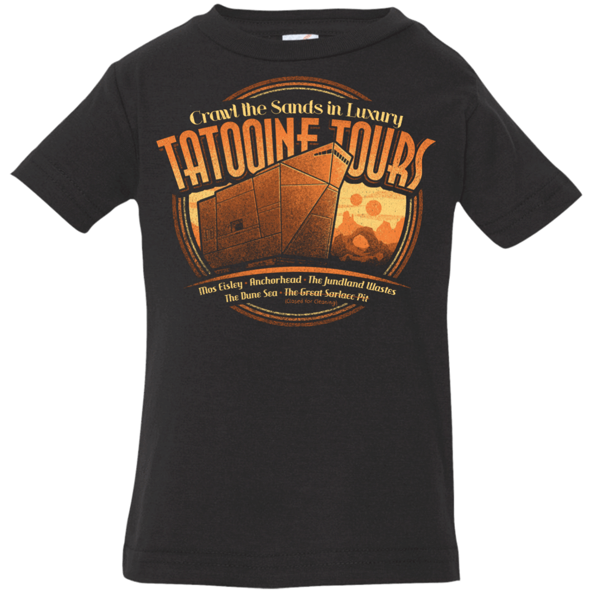 T-Shirts Black / 6 Months Tatooine Tours Infant Premium T-Shirt