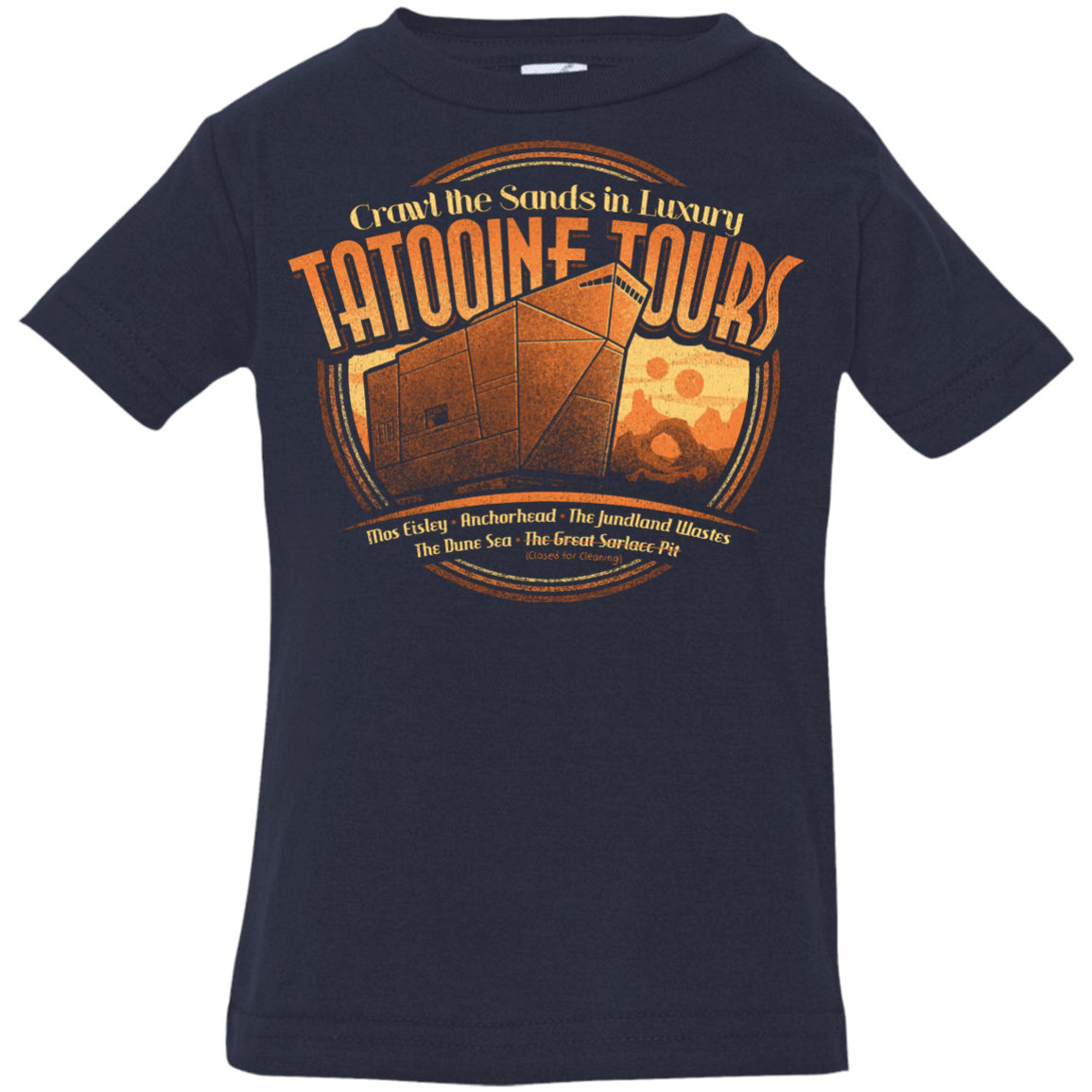 T-Shirts Navy / 6 Months Tatooine Tours Infant Premium T-Shirt