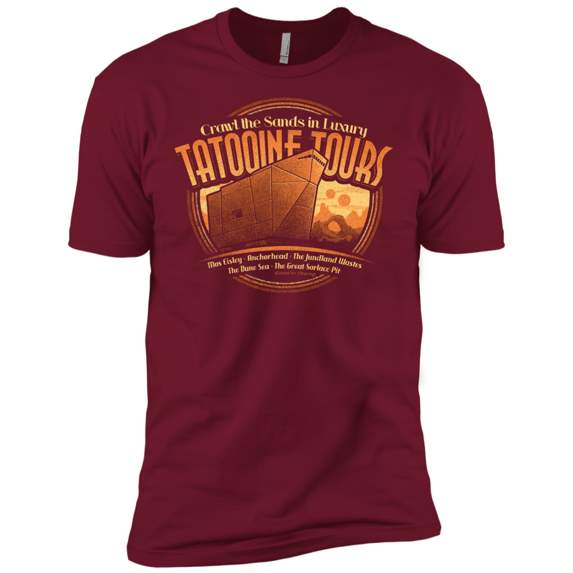 T-Shirts Cardinal / X-Small Tatooine Tours Men's Premium T-Shirt