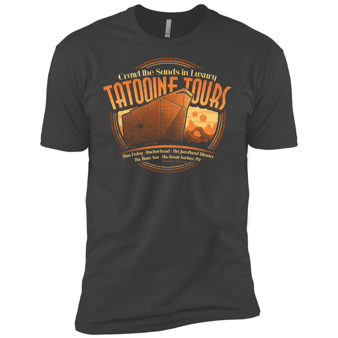 T-Shirts Heavy Metal / X-Small Tatooine Tours Men's Premium T-Shirt