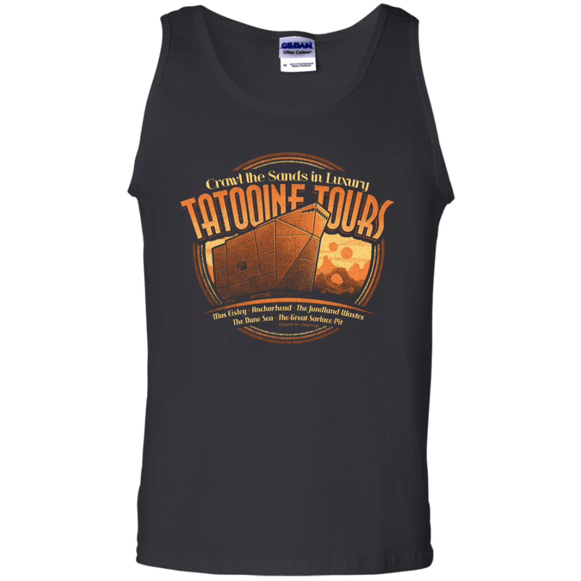 T-Shirts Black / S Tatooine Tours Men's Tank Top