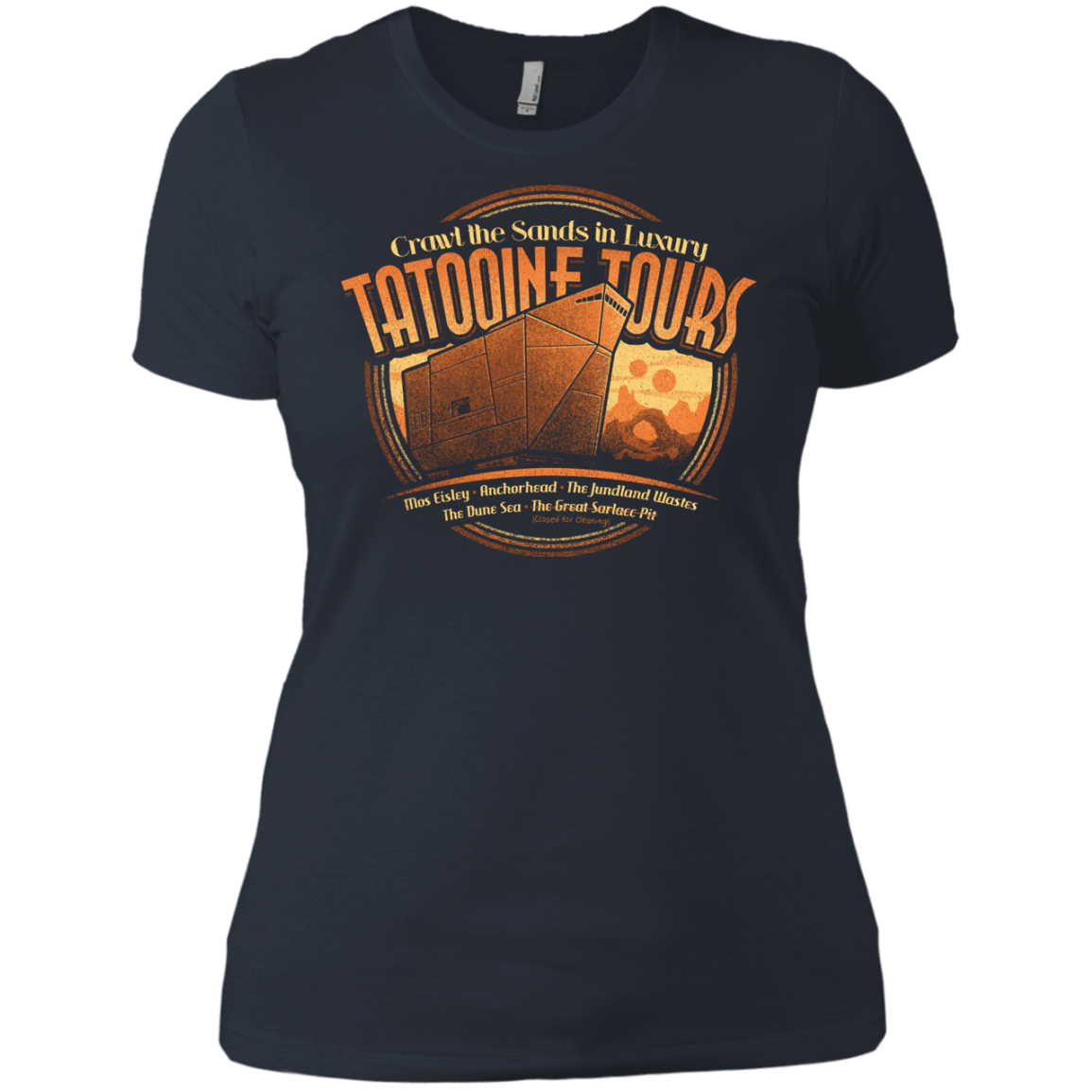 T-Shirts Indigo / X-Small Tatooine Tours Women's Premium T-Shirt