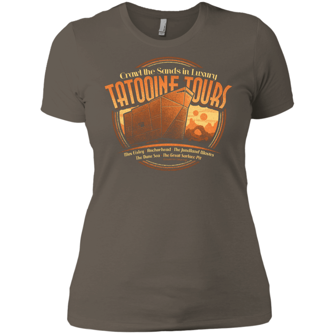 T-Shirts Warm Grey / X-Small Tatooine Tours Women's Premium T-Shirt