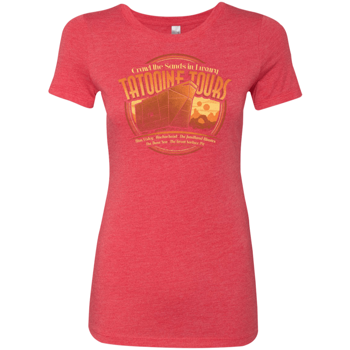 T-Shirts Vintage Red / S Tatooine Tours Women's Triblend T-Shirt