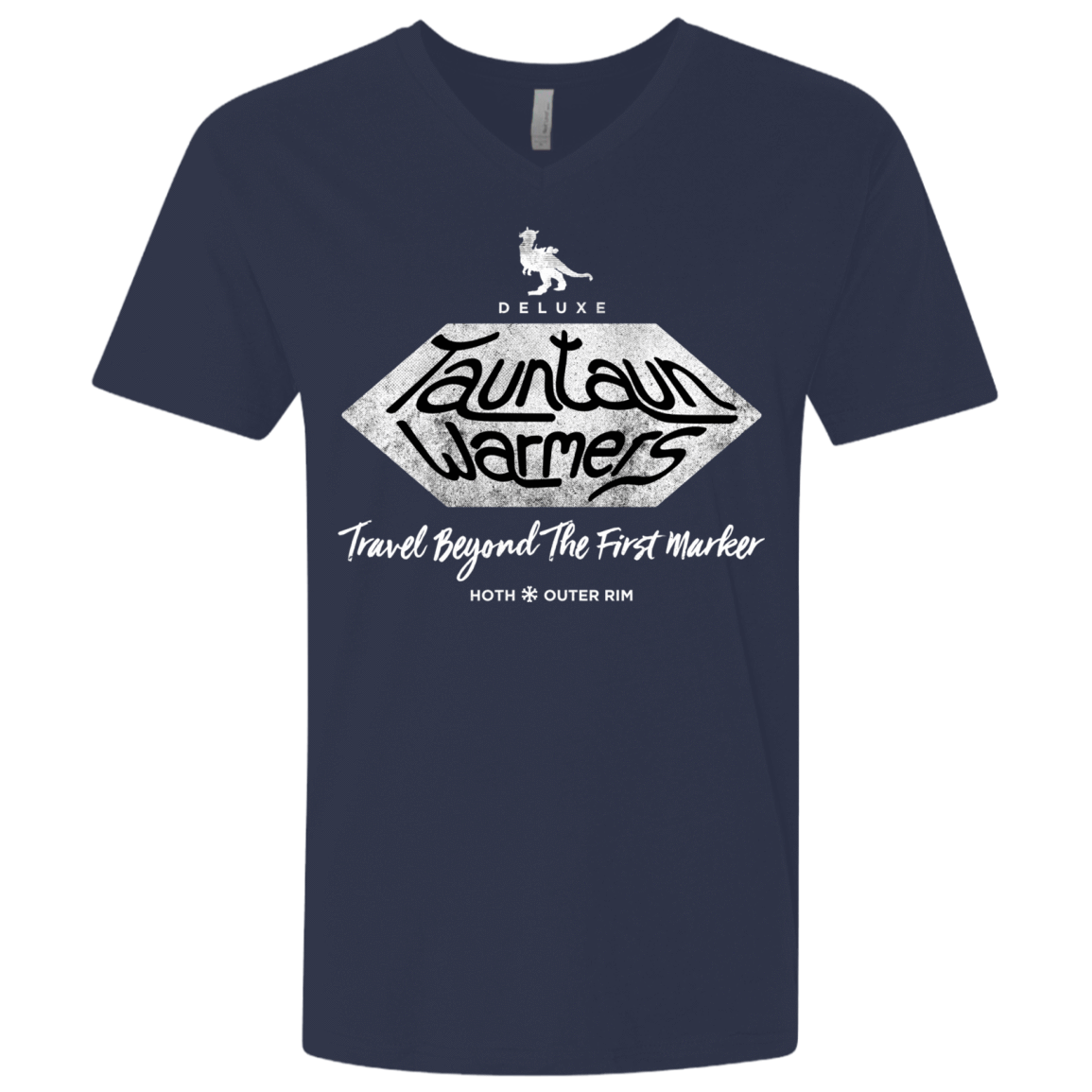 T-Shirts Midnight Navy / X-Small Tauntaun Warmers Men's Premium V-Neck