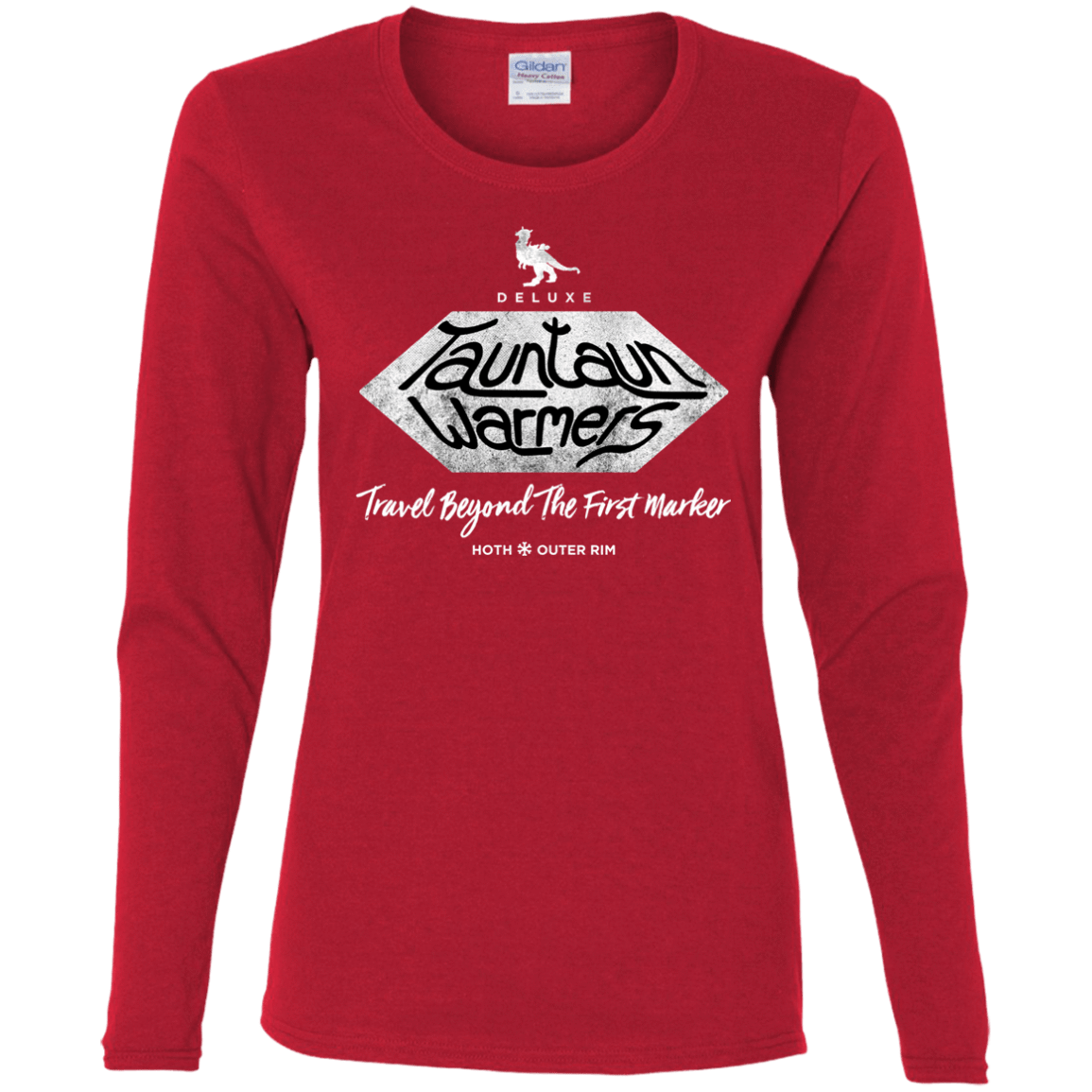 T-Shirts Red / S Tauntaun Warmers Women's Long Sleeve T-Shirt