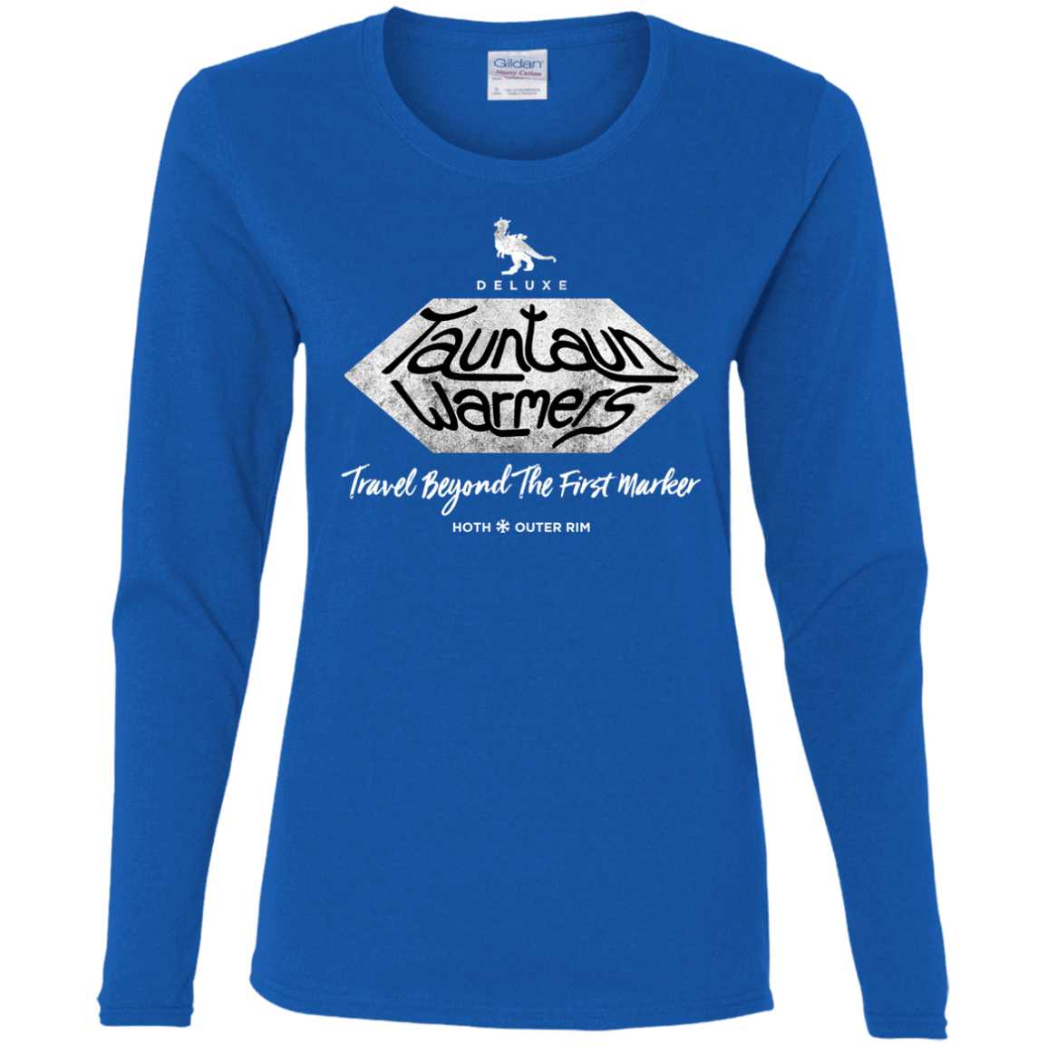T-Shirts Royal / S Tauntaun Warmers Women's Long Sleeve T-Shirt