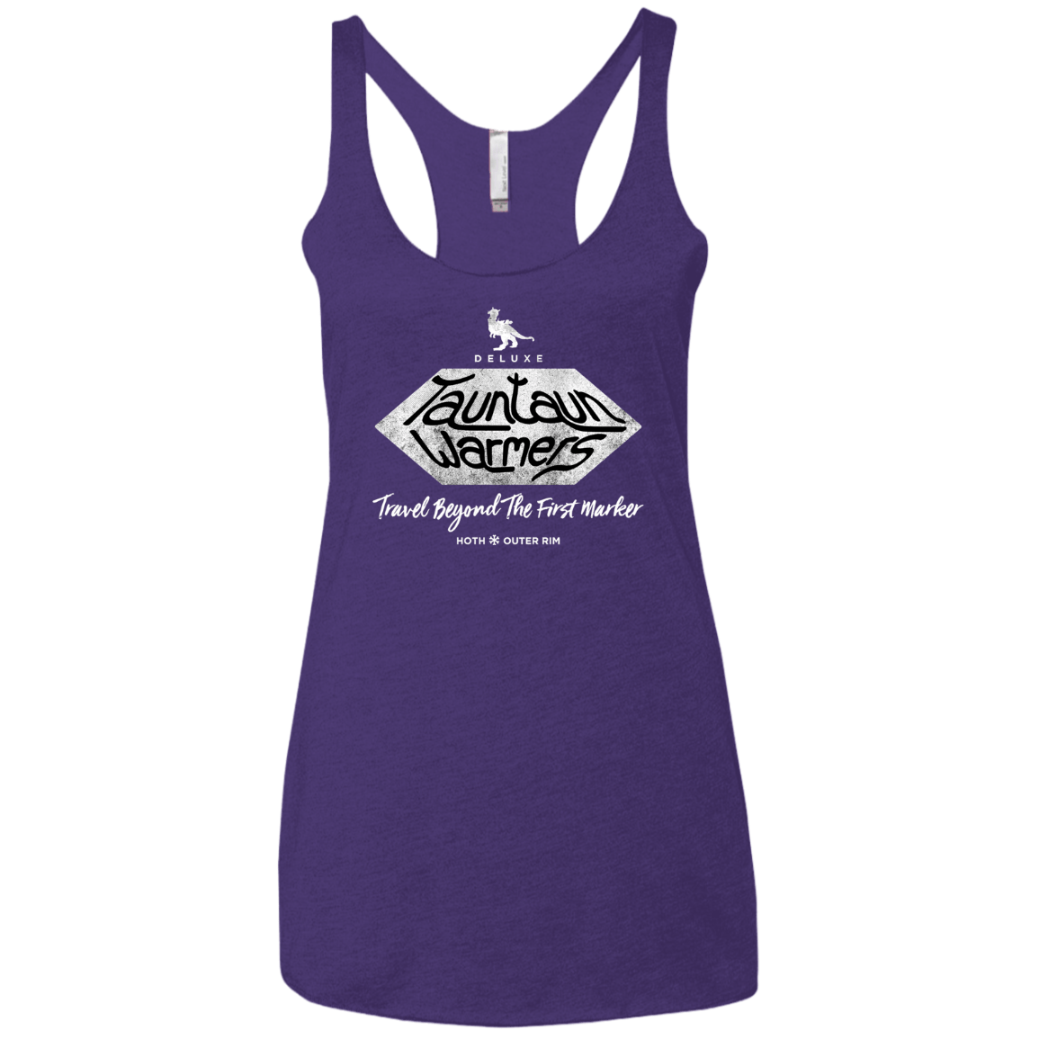 Tauntaun Warmers Women's Triblend Racerback Tank