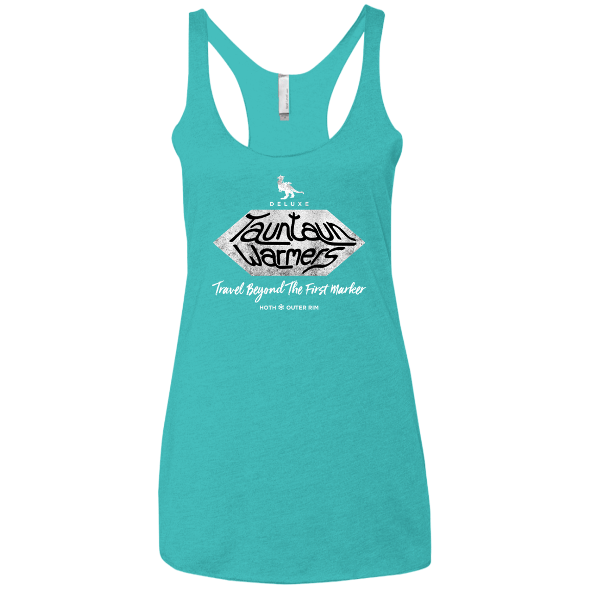 Tauntaun Warmers Women's Triblend Racerback Tank