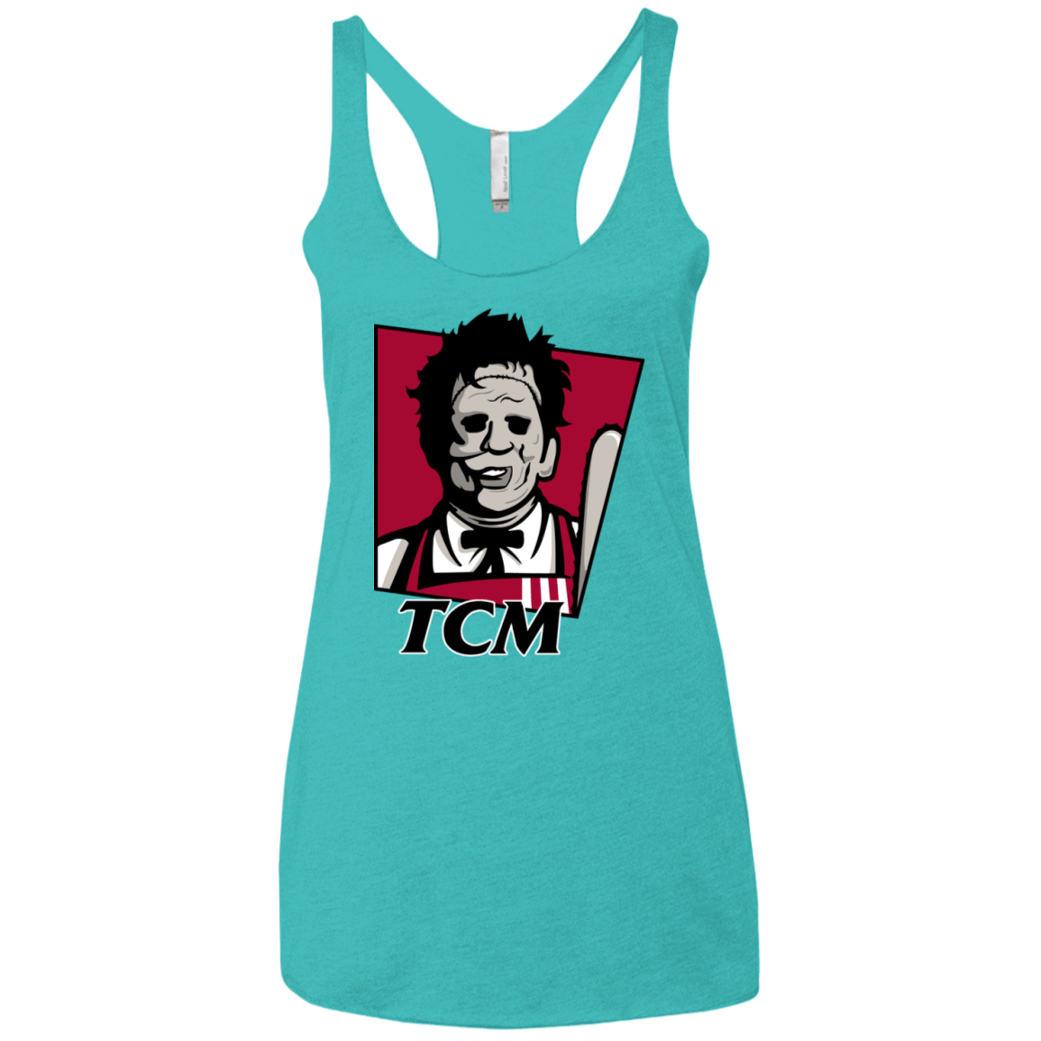 T-Shirts Tahiti Blue / X-Small TCM Women's Triblend Racerback Tank