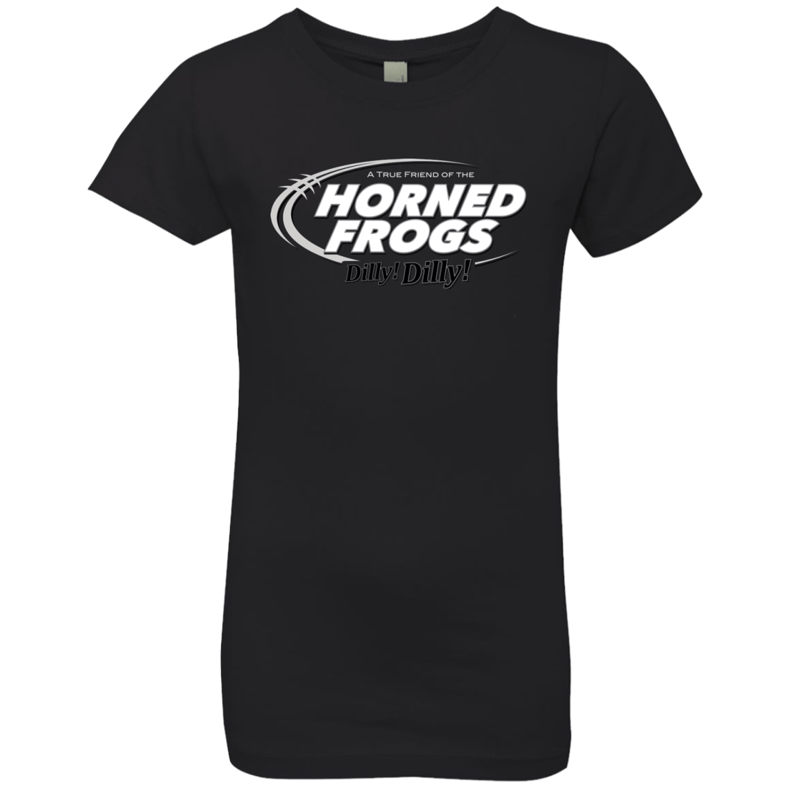 T-Shirts Black / YXS TCU Dilly Dilly Girls Premium T-Shirt