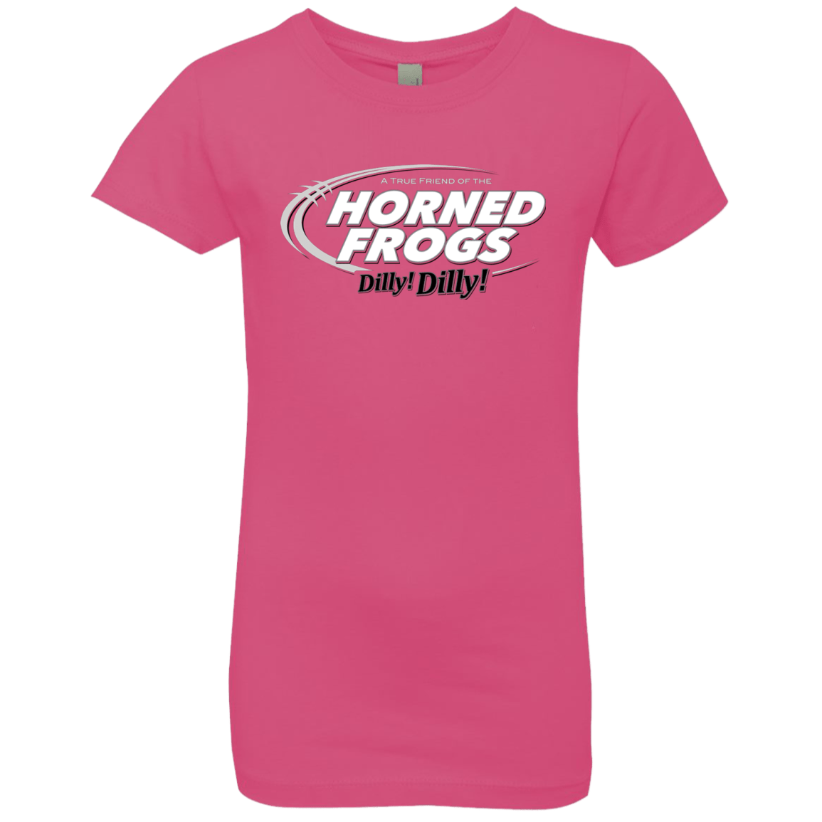 T-Shirts Hot Pink / YXS TCU Dilly Dilly Girls Premium T-Shirt