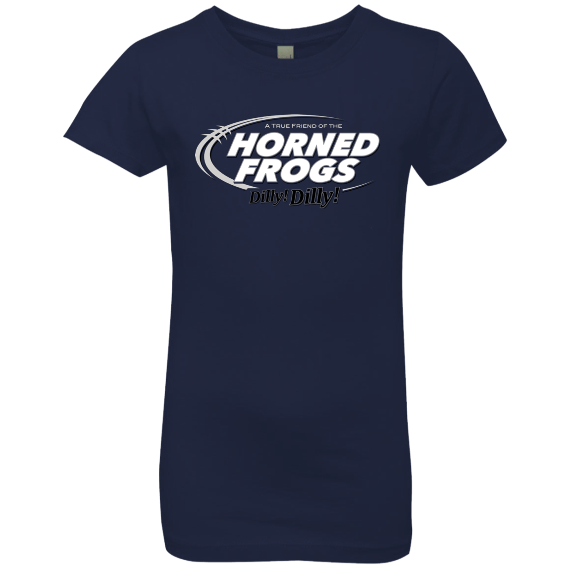 T-Shirts Midnight Navy / YXS TCU Dilly Dilly Girls Premium T-Shirt