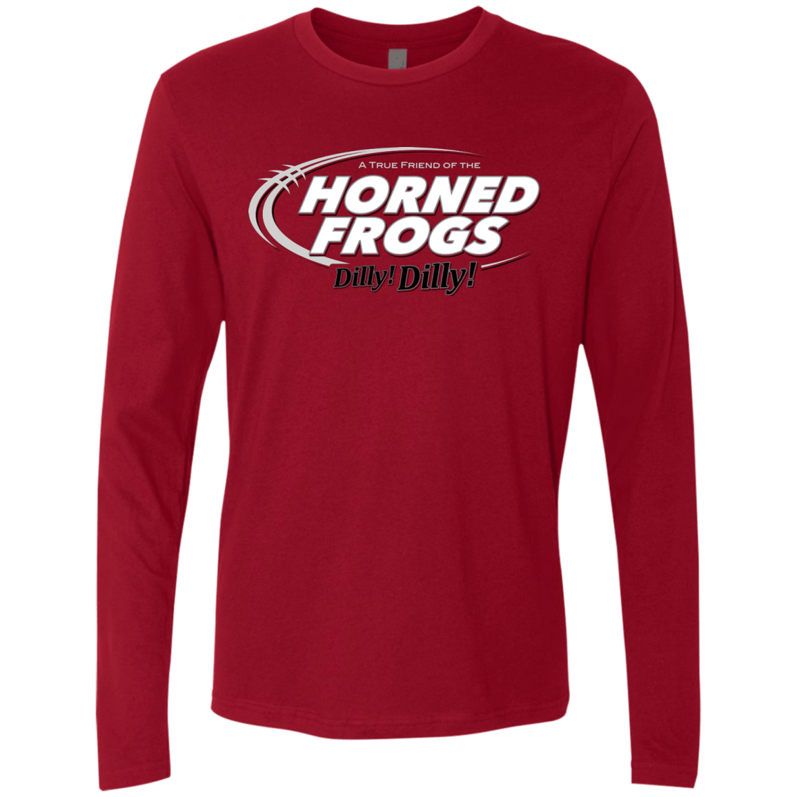 T-Shirts Cardinal / Small TCU Dilly Dilly Men's Premium Long Sleeve