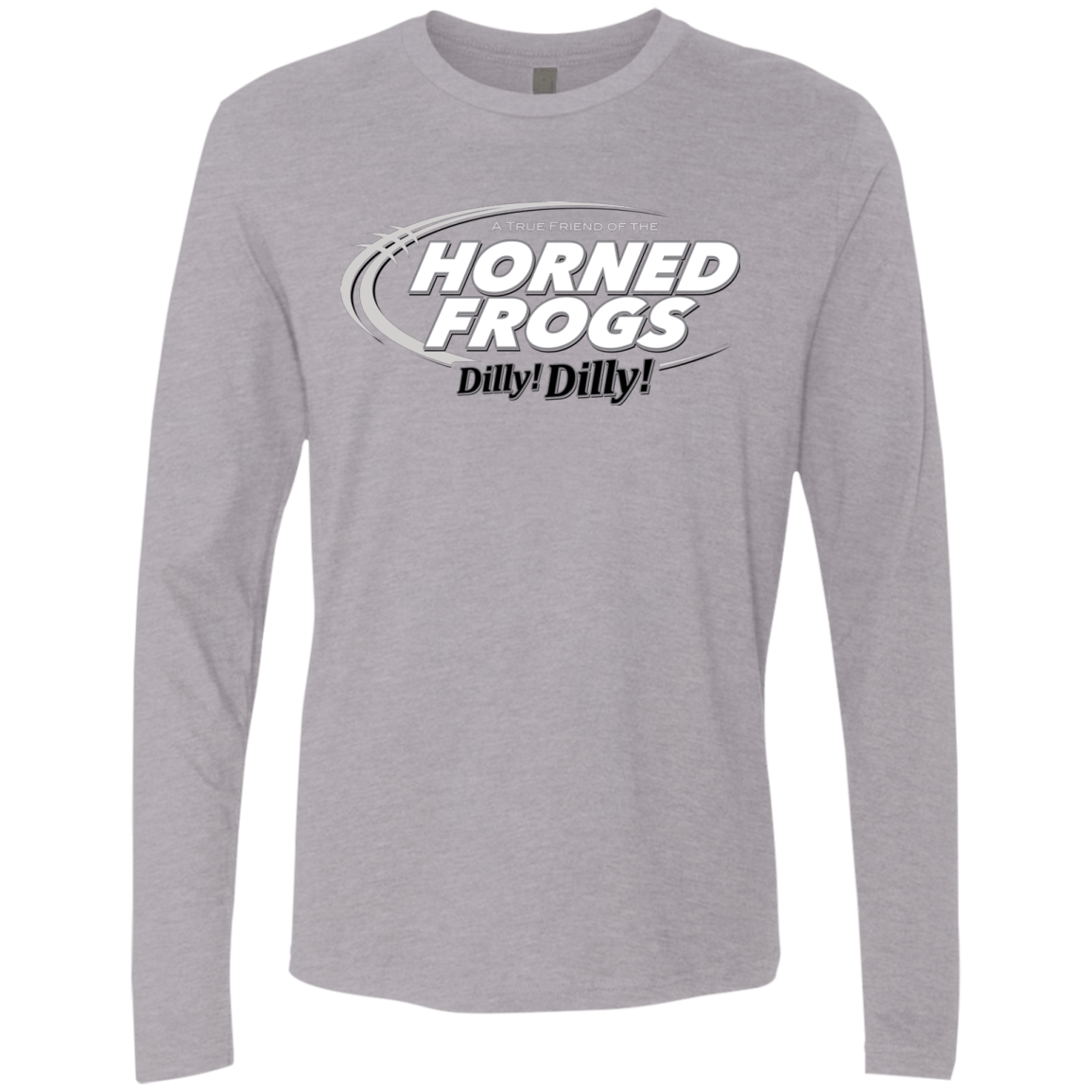 T-Shirts Heather Grey / Small TCU Dilly Dilly Men's Premium Long Sleeve