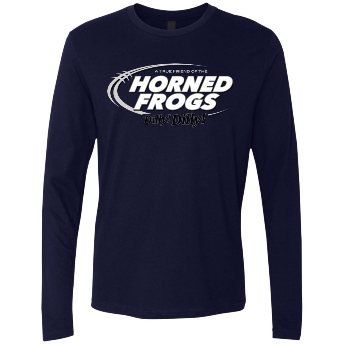 T-Shirts Midnight Navy / Small TCU Dilly Dilly Men's Premium Long Sleeve