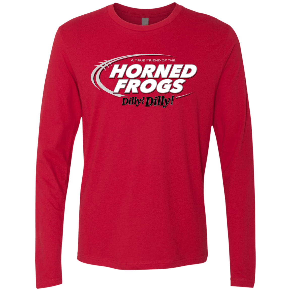 T-Shirts Red / Small TCU Dilly Dilly Men's Premium Long Sleeve