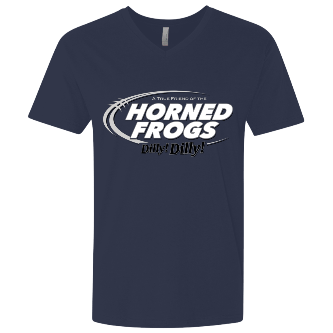 T-Shirts Midnight Navy / X-Small TCU Dilly Dilly Men's Premium V-Neck