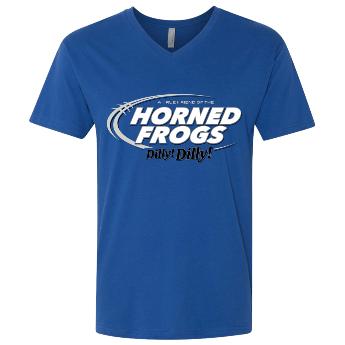 T-Shirts Royal / X-Small TCU Dilly Dilly Men's Premium V-Neck