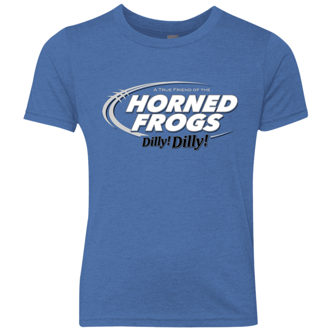 T-Shirts Vintage Royal / YXS TCU Dilly Dilly Youth Triblend T-Shirt