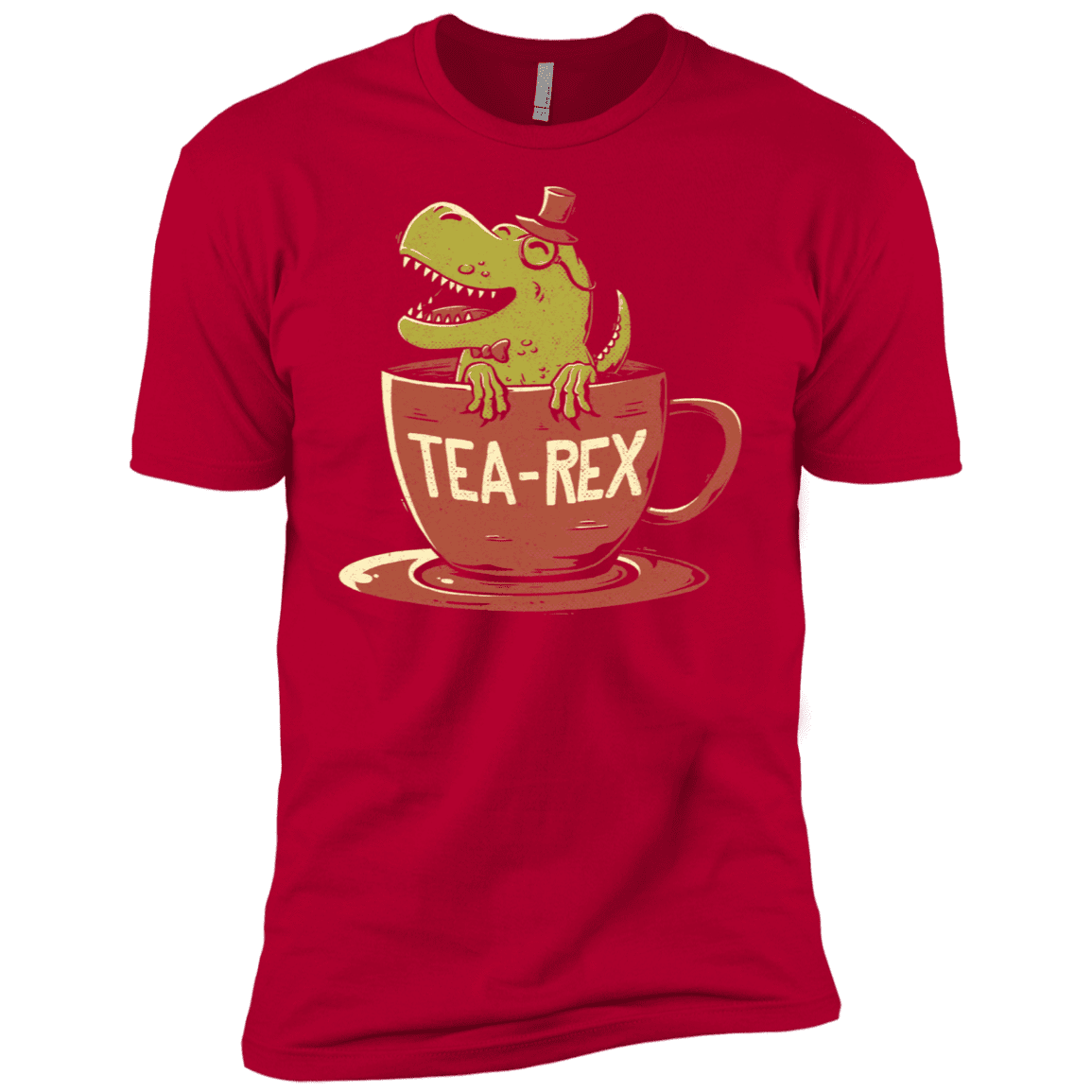 T-Shirts Red / X-Small Tea-Rex Men's Premium T-Shirt