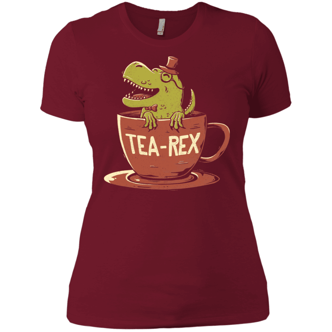 T-Shirts Scarlet / S Tea-Rex Women's Premium T-Shirt