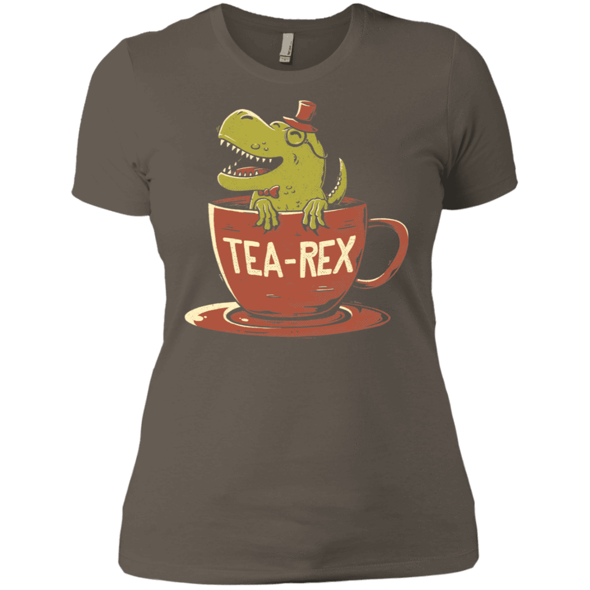 T-Shirts Warm Grey / X-Small Tea-Rex Women's Premium T-Shirt