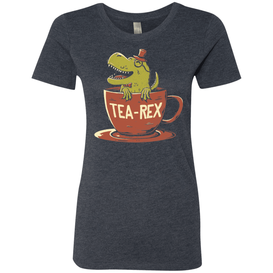 T-Shirts Vintage Navy / S Tea-Rex Women's Triblend T-Shirt