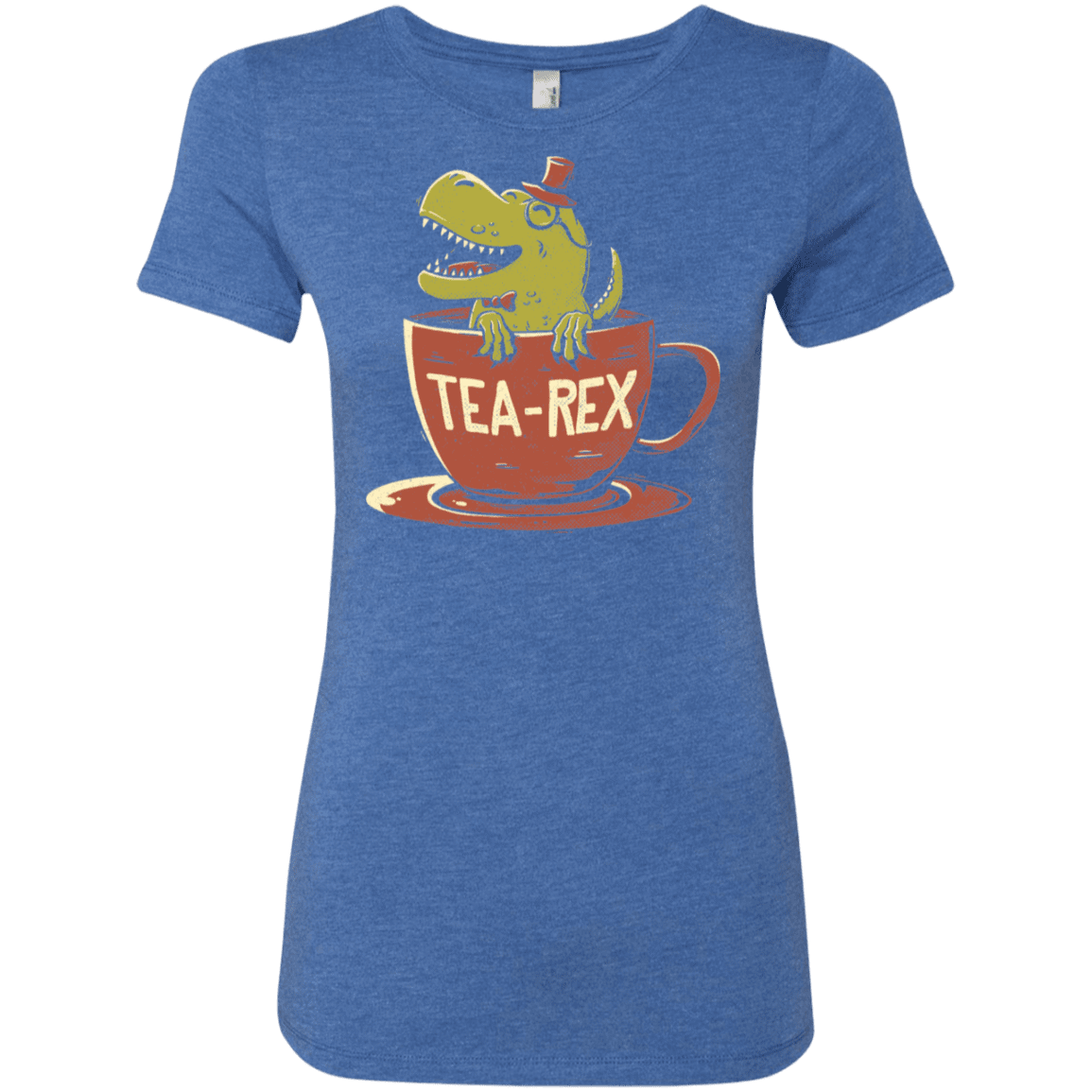 T-Shirts Vintage Royal / S Tea-Rex Women's Triblend T-Shirt
