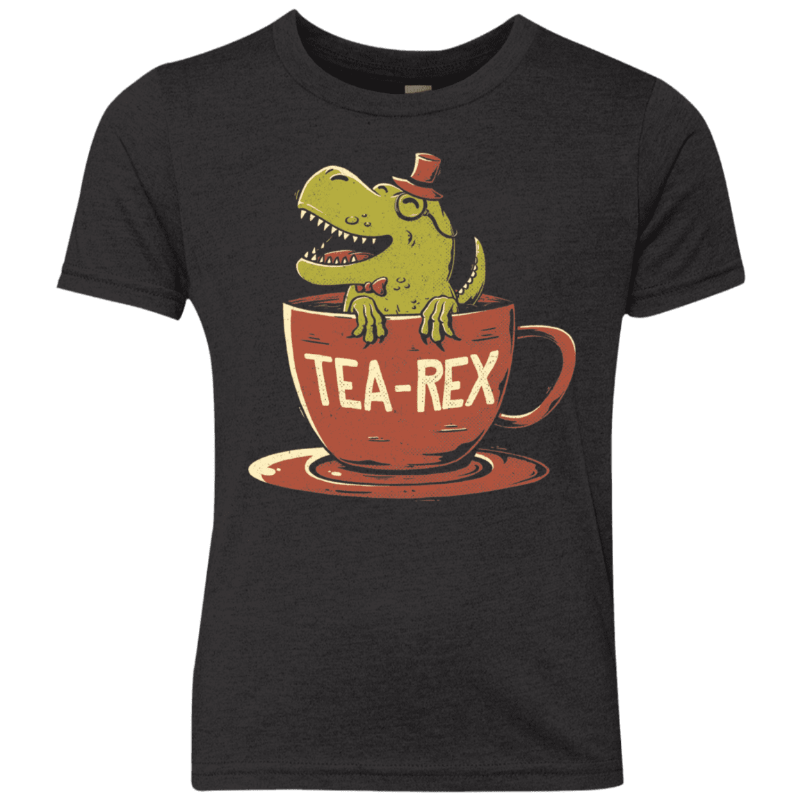 T-Shirts Vintage Black / YXS Tea-Rex Youth Triblend T-Shirt