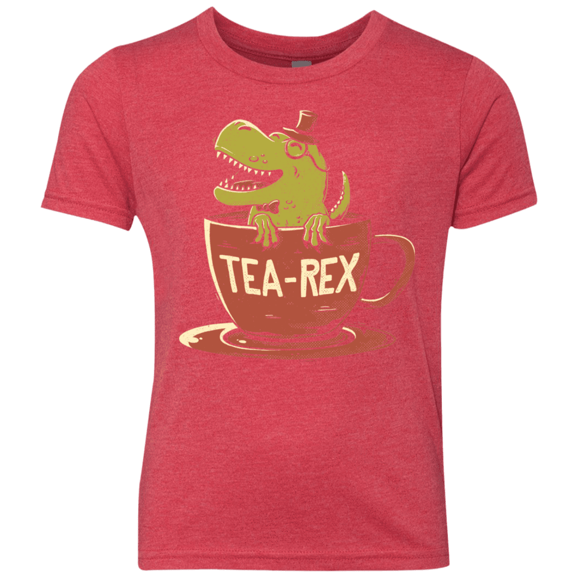 T-Shirts Vintage Red / YXS Tea-Rex Youth Triblend T-Shirt