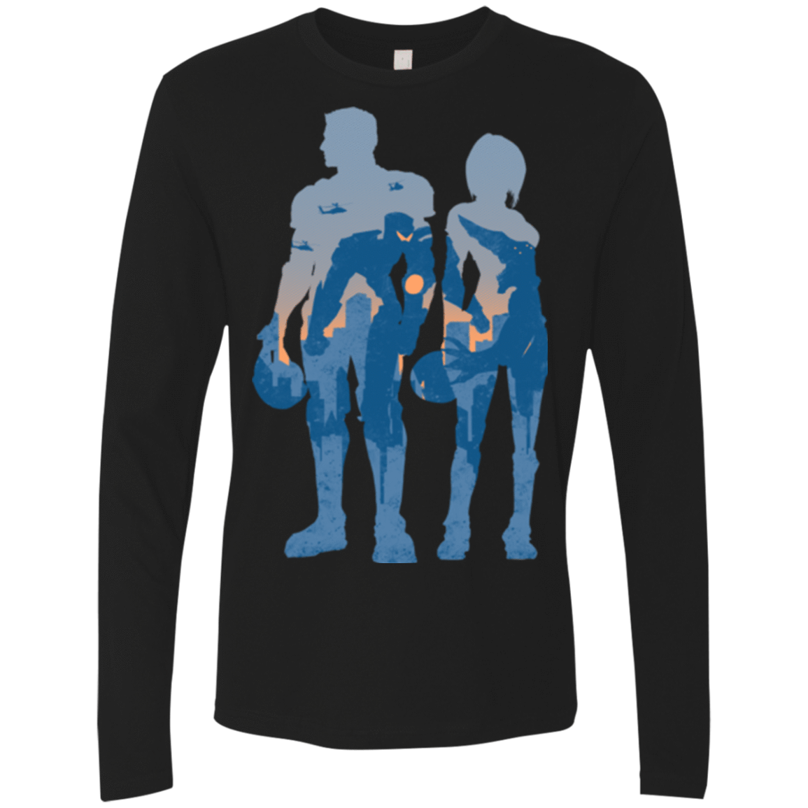 T-Shirts Black / Small Team danger Men's Premium Long Sleeve