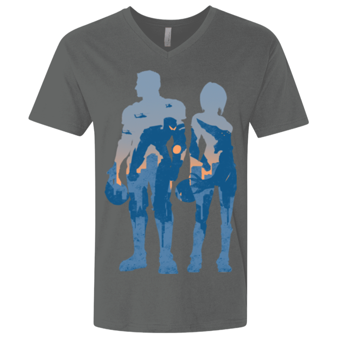 T-Shirts Heavy Metal / X-Small Team danger Men's Premium V-Neck