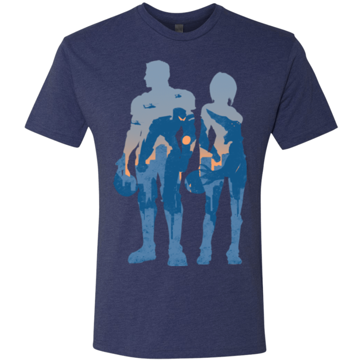 T-Shirts Vintage Navy / Small Team danger Men's Triblend T-Shirt