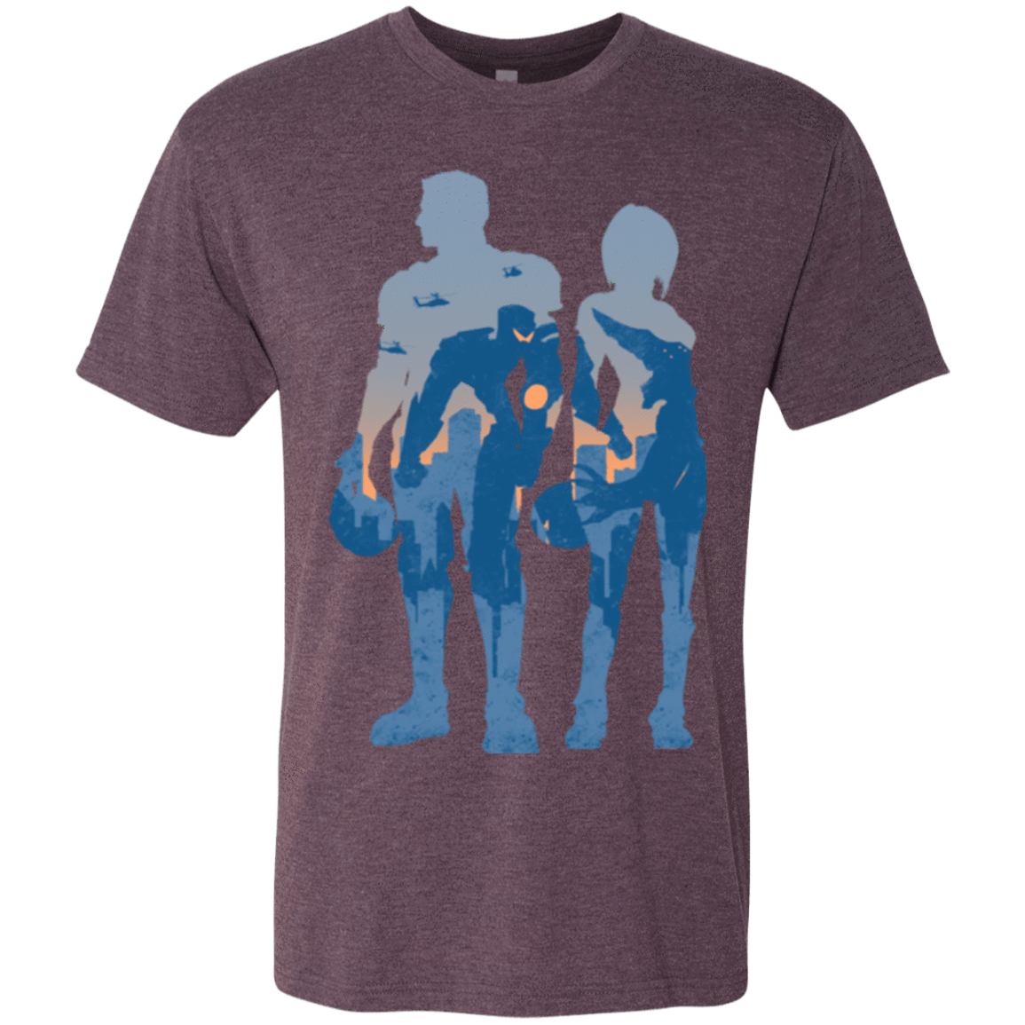 T-Shirts Vintage Purple / Small Team danger Men's Triblend T-Shirt