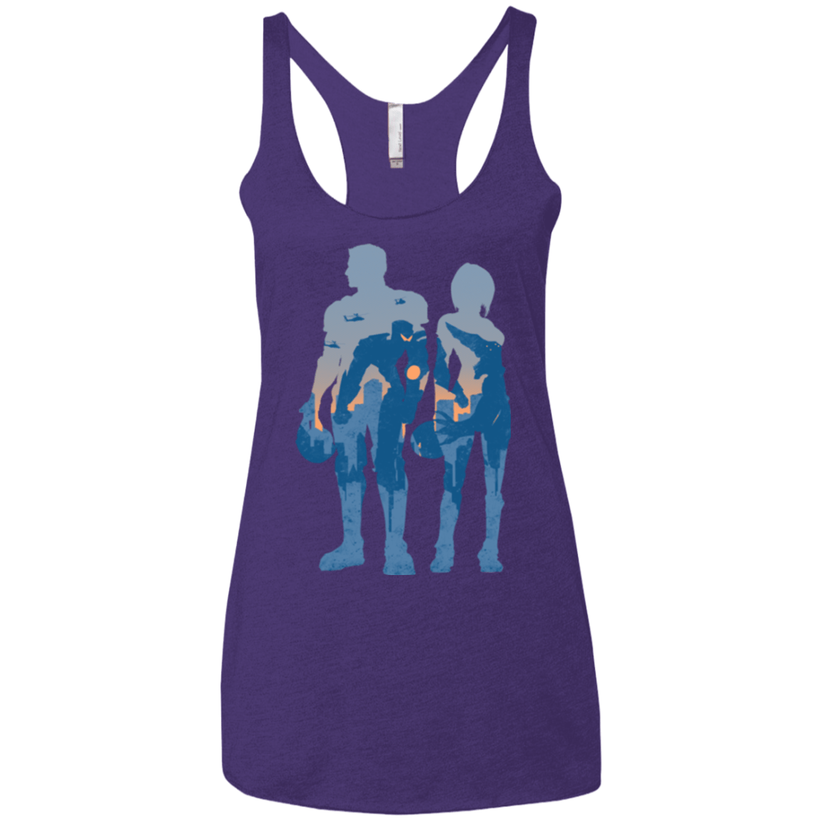 T-Shirts Purple / X-Small Team danger Women's Triblend Racerback Tank