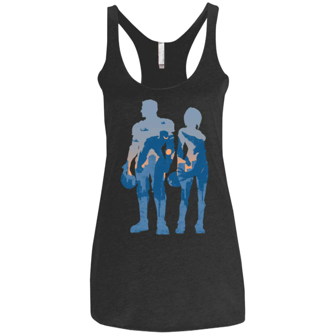 T-Shirts Vintage Black / X-Small Team danger Women's Triblend Racerback Tank