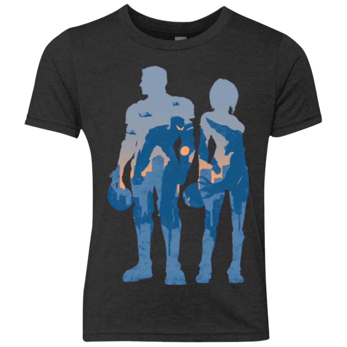 T-Shirts Vintage Black / YXS Team danger Youth Triblend T-Shirt