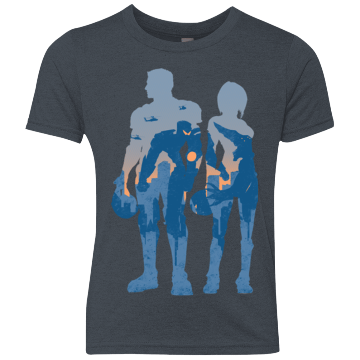 T-Shirts Vintage Navy / YXS Team danger Youth Triblend T-Shirt