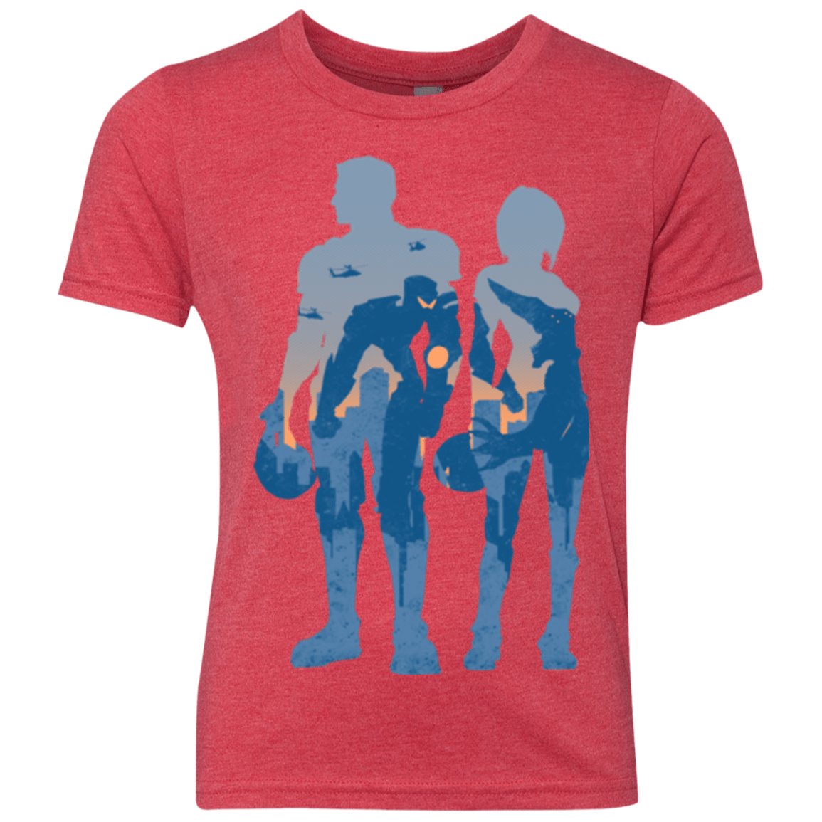 T-Shirts Vintage Red / YXS Team danger Youth Triblend T-Shirt