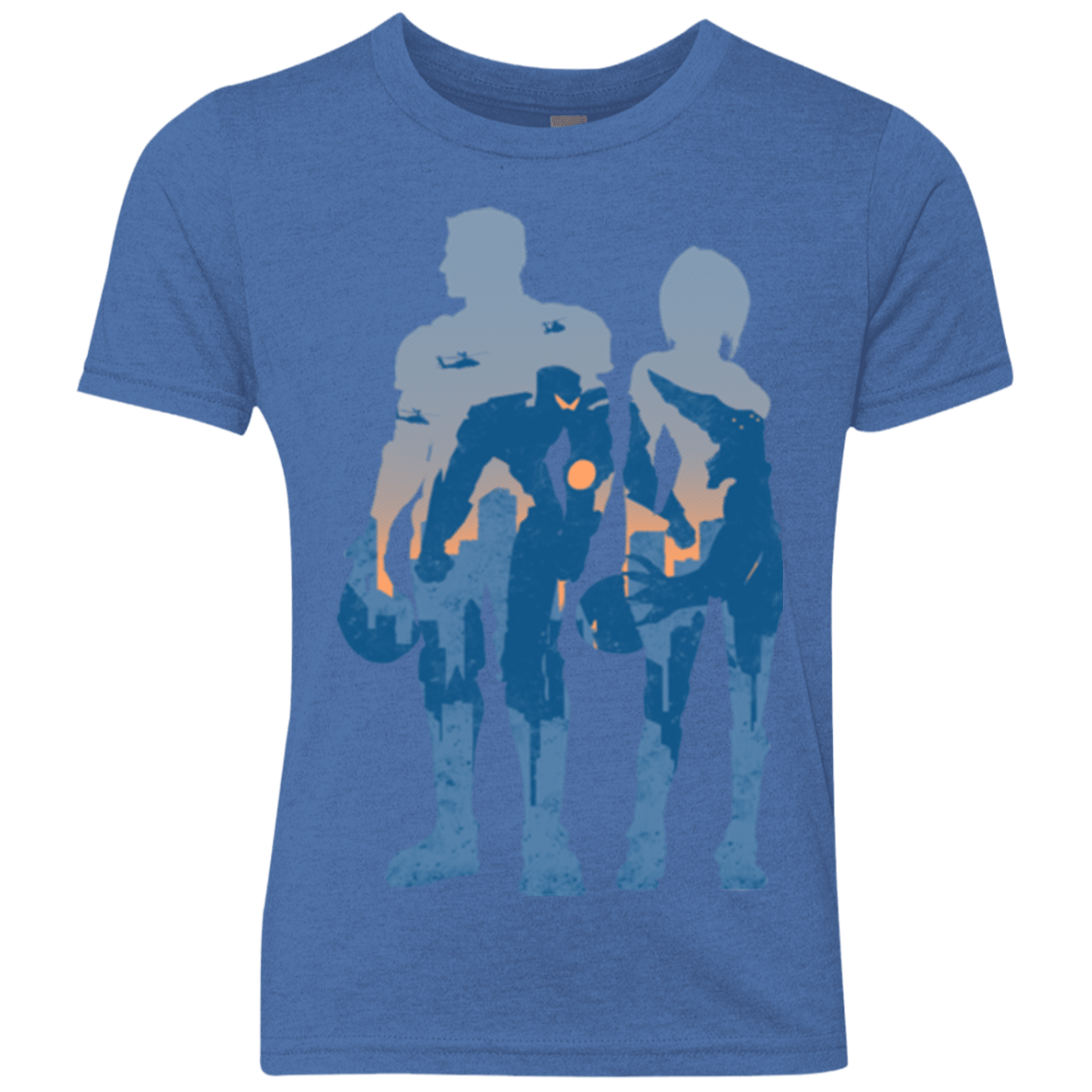 T-Shirts Vintage Royal / YXS Team danger Youth Triblend T-Shirt