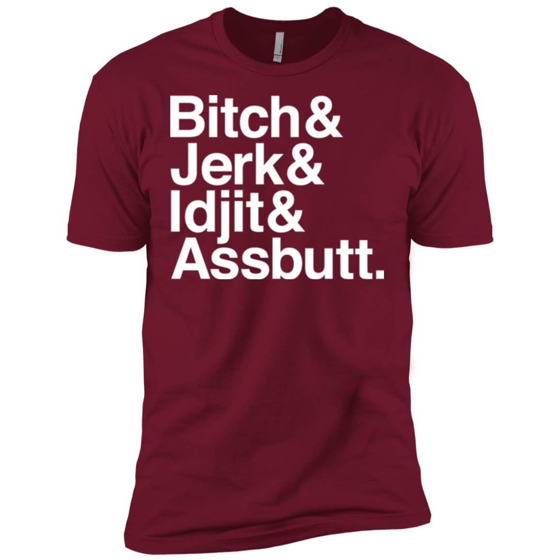 T-Shirts Cardinal / X-Small Team Free Will Helvetica Men's Premium T-Shirt