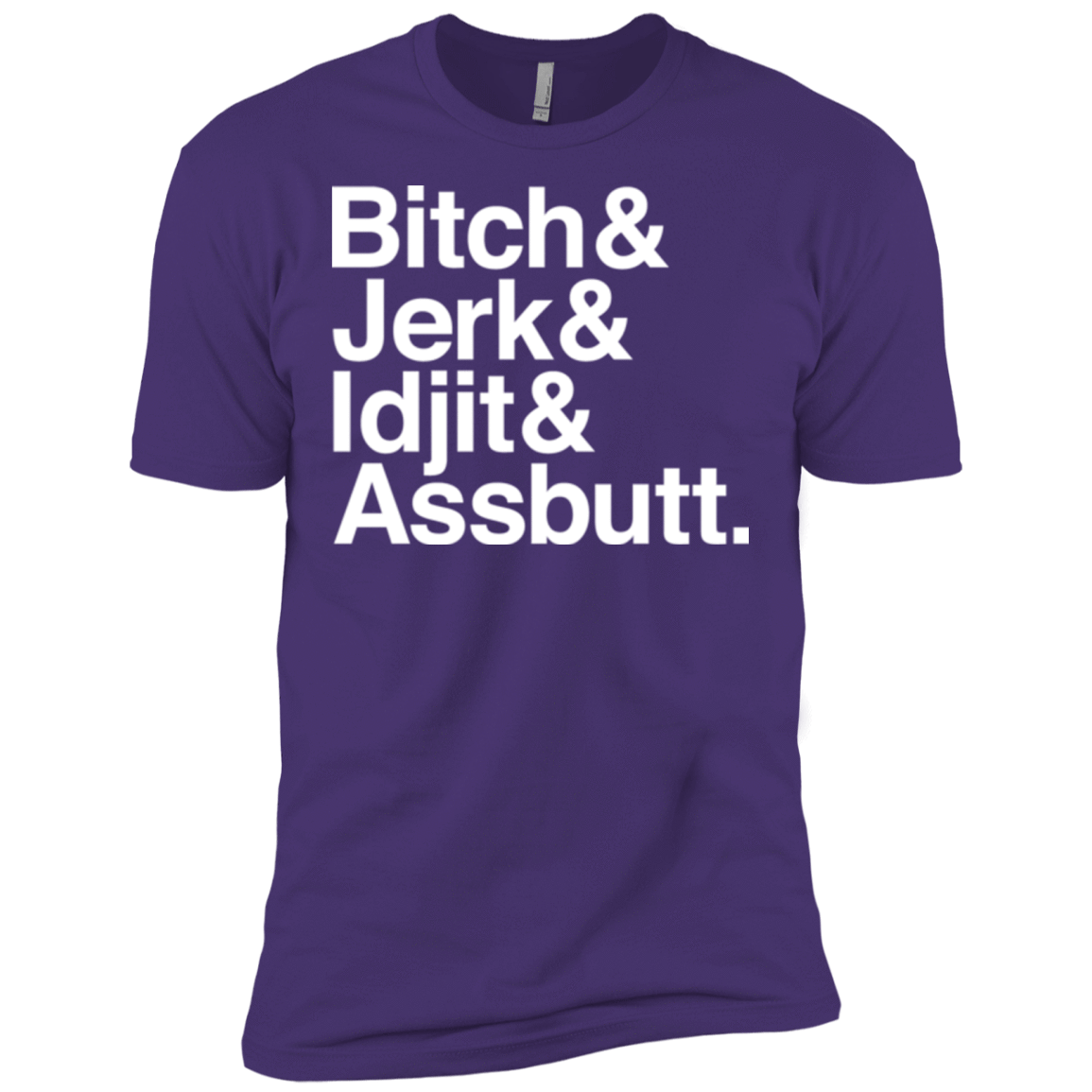 T-Shirts Purple / X-Small Team Free Will Helvetica Men's Premium T-Shirt