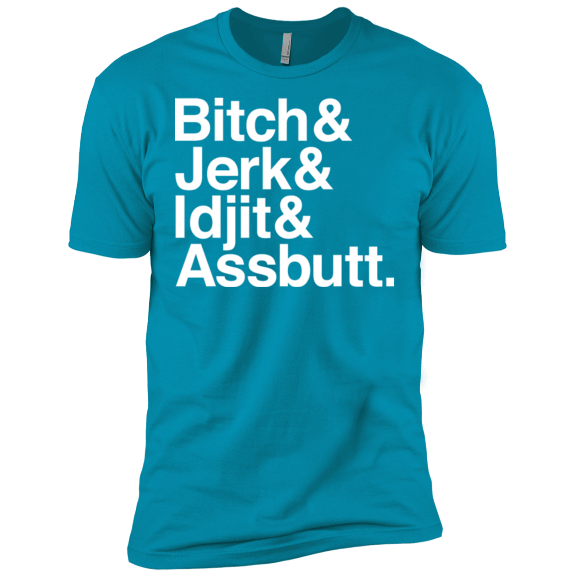 T-Shirts Turquoise / X-Small Team Free Will Helvetica Men's Premium T-Shirt