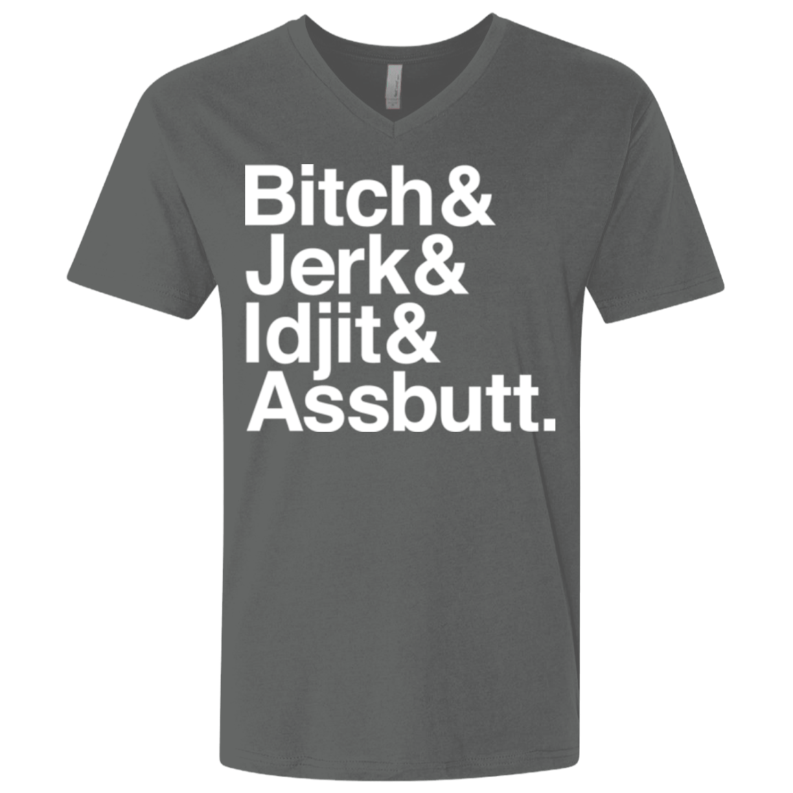 T-Shirts Heavy Metal / X-Small Team Free Will Helvetica Men's Premium V-Neck