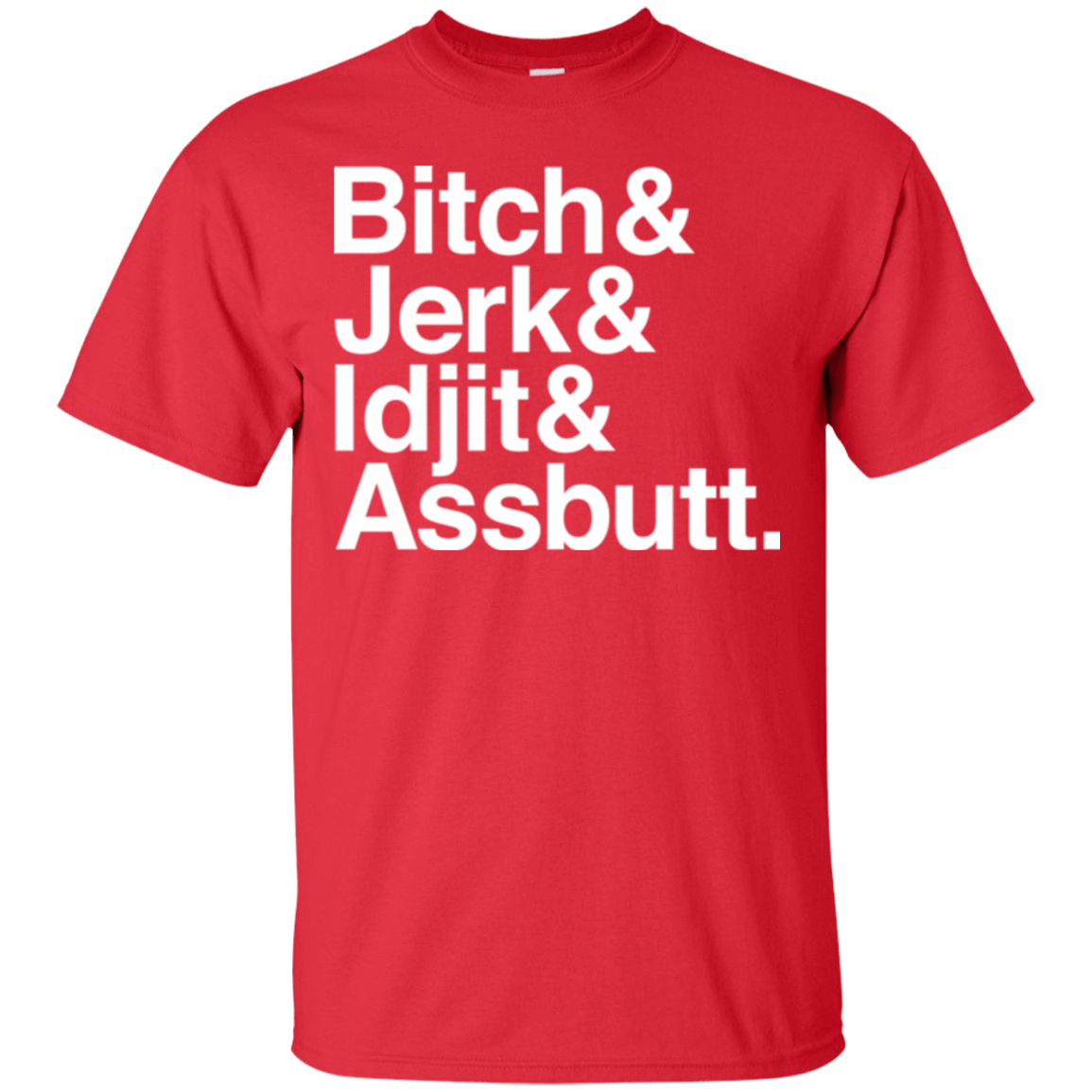 T-Shirts Red / Small Team Free Will Helvetica T-Shirt