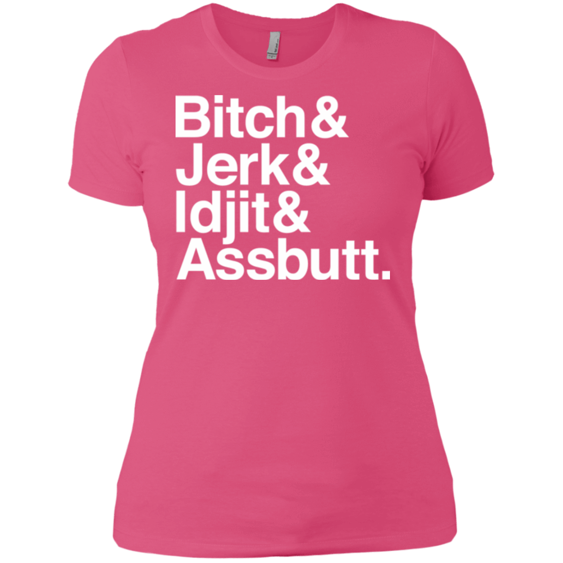T-Shirts Hot Pink / X-Small Team Free Will Helvetica Women's Premium T-Shirt