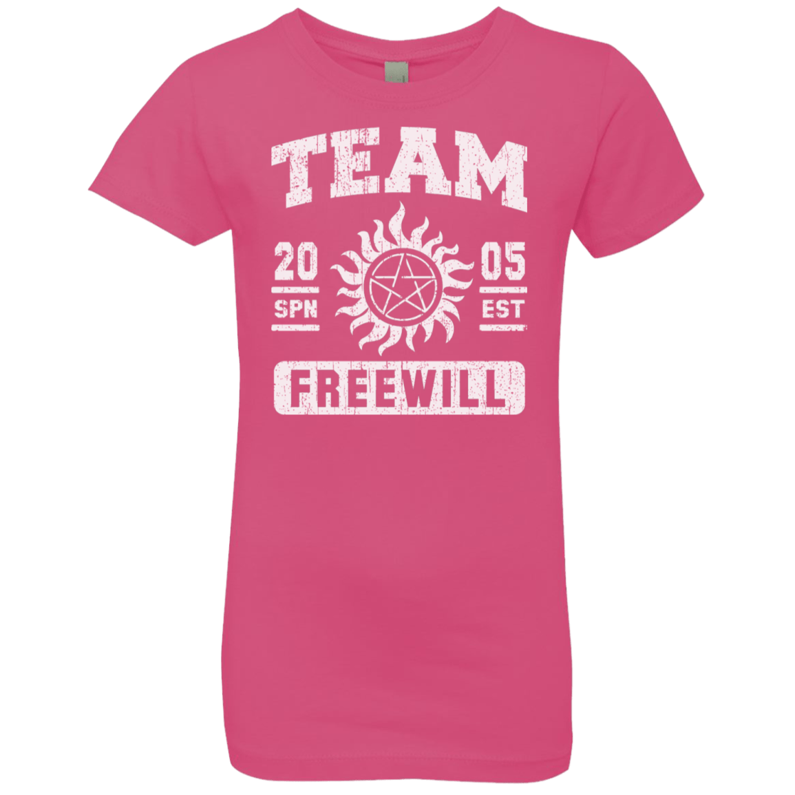T-Shirts Hot Pink / YXS Team Freewill Girls Premium T-Shirt