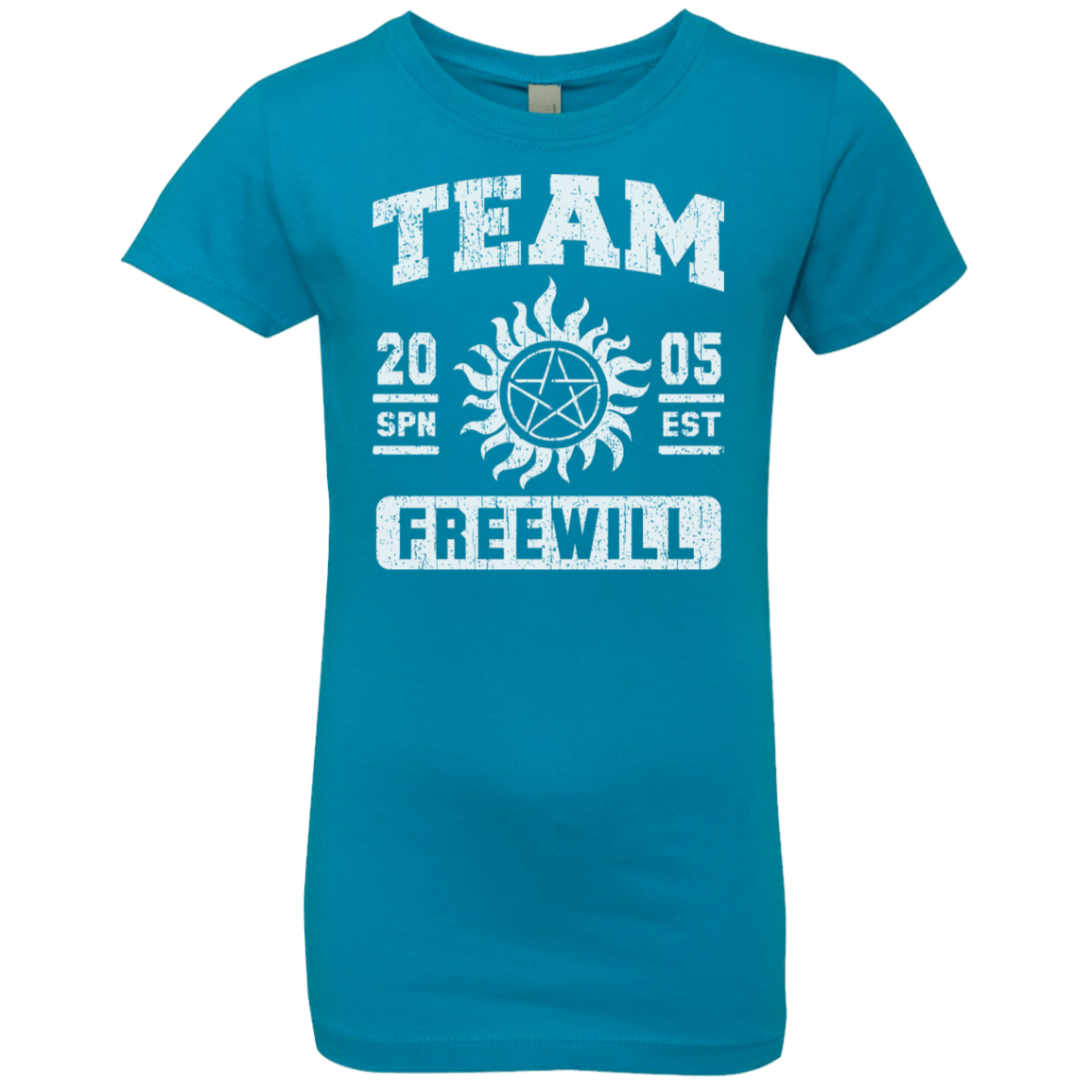 T-Shirts Turquoise / YXS Team Freewill Girls Premium T-Shirt
